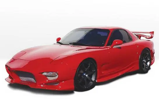 Mazda RX-7 Wings West Aggressor Complete Body Kit - Fiberglass - 5PC - 490146 Buy Direct