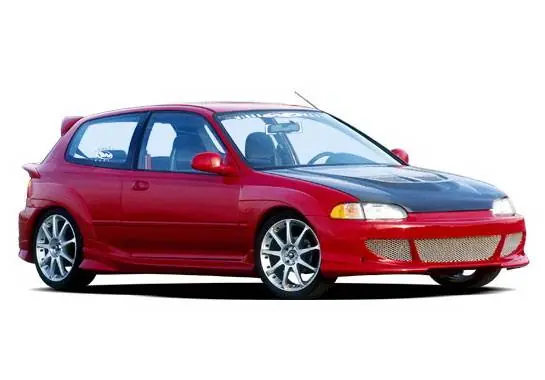 Hot Deal Honda Civic HB Wings West Bigmouth Extreme Flare Set - 7PC - 890788