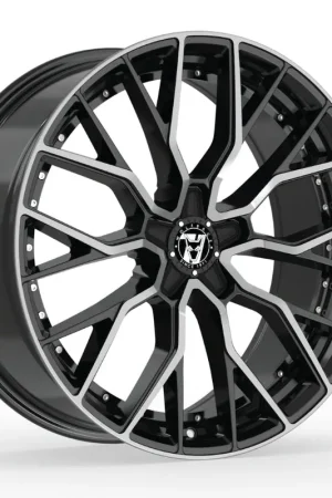 Wolfrace 71 Munich GTR Alloy Wheel 19x8.5 ET40 5x112 Gloss Raven Black Cheap