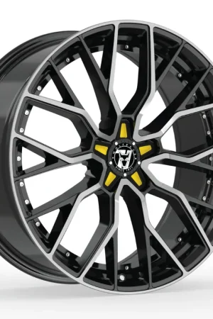 Viral Wolfrace 71 Munich GTR Alloy Wheel 19x8.5 ET40 5x114 Gloss Raven Black