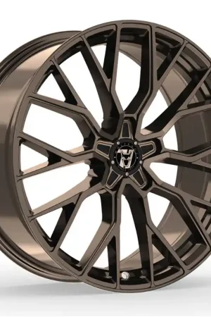 Today Only Wolfrace 71 Munich GTR Alloy Wheel 22x9.5 ET35 5x118 Racing Bronze 110