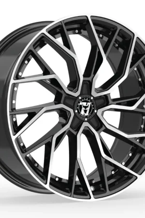 Big Sale Wolfrace 71 Voodoo Alloy Wheel 20x8.5 ET38 5x118 Gloss Raven Black Pol