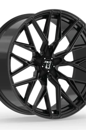 Wolfrace 71 Wolfsburg GTR Alloy Wheel 20x9.5 ET38 5x108 Gloss Raven Bl Trusted Brand