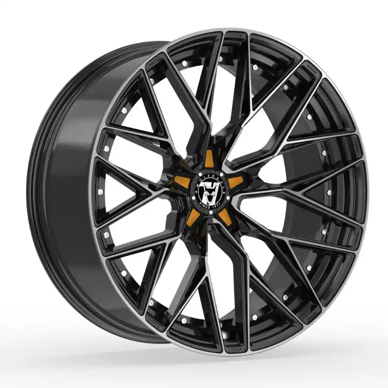 Wolfrace 71 Wolfsburg GTR Alloy Wheel 18x8.5 ET38 5x115 Gloss Raven Bl Buy Direct