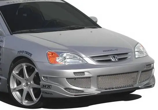 Honda Civic 2DR & 4DR Wings West Avenger Front Bumper Cover - 890568 Budget