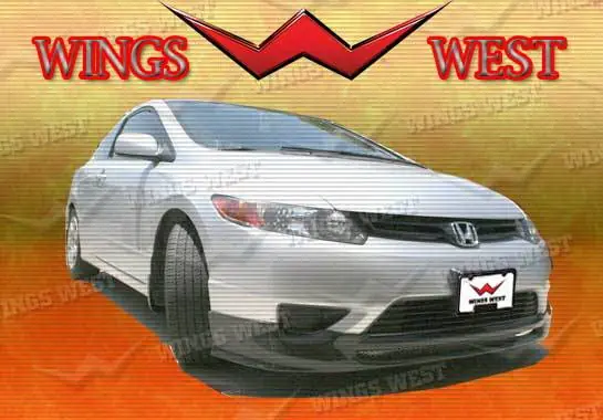 Honda Civic Wings West Type R Front Lip - 490214 Handmade