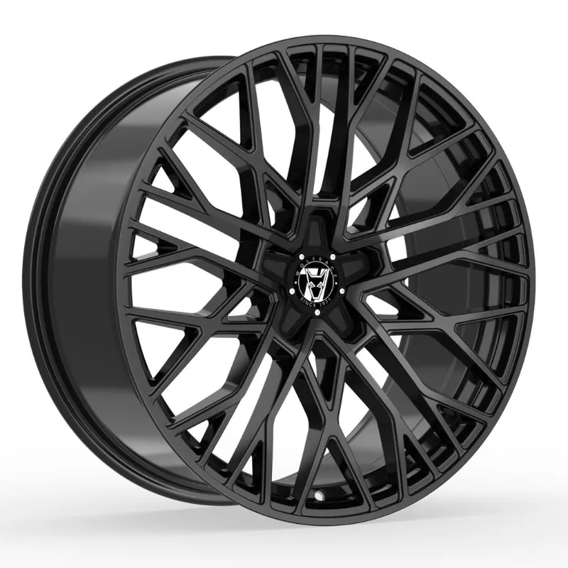 Holiday Sale Wolfrace 71 Venom Alloy Wheel 20x9 ET40 5x108 Gloss Raven Black 110mm