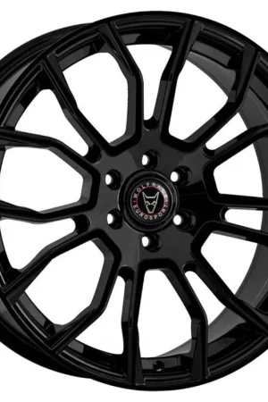 Worldwide Shipping Wolfrace Eurosport Evoke X Alloy Wheel 18x7.5 ET45 5x120 Gloss Black 7