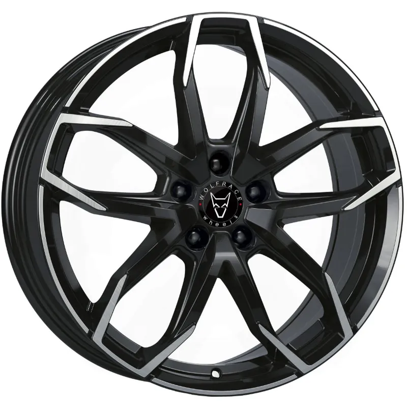 Next Day Delivery Wolfrace Eurosport TUV Lucca Alloy Wheel 16x6.5 ET20 4x108 Diamond Bla