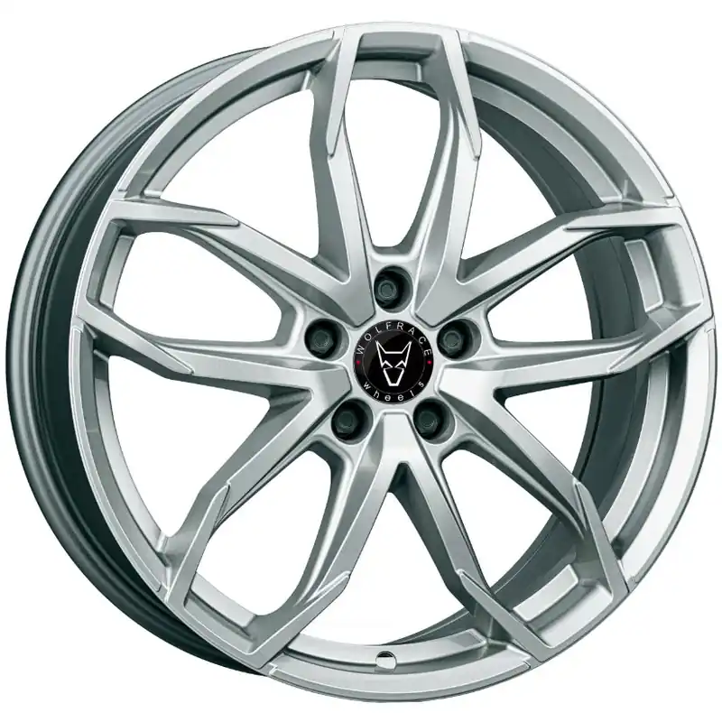 Time-Limited Wolfrace Eurosport TUV Lucca Alloy Wheel 17x7.5 ET45 5x108 Polar Sillv