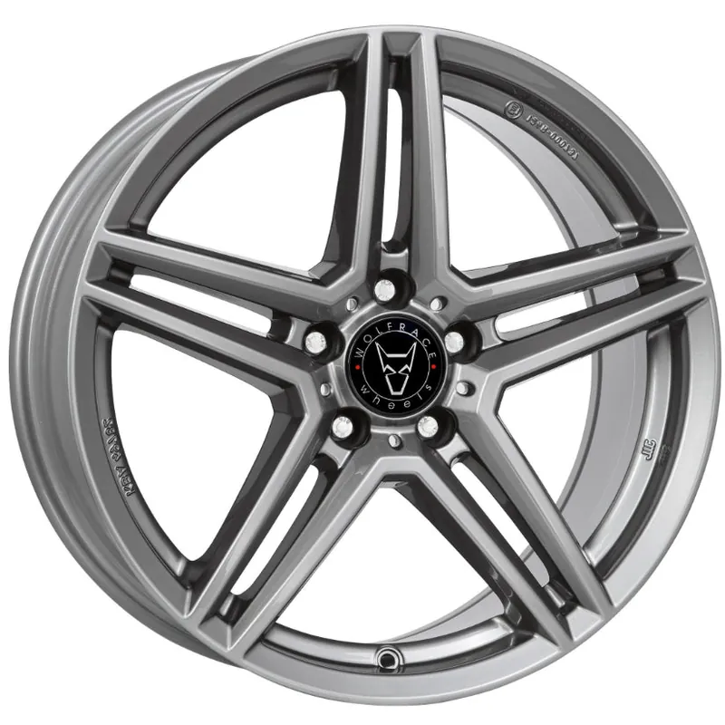 Wolfrace Eurosport TUV M10 Alloy Wheel 18x9 ET30 5x112 Metal Grey 66.5 Hassle-Free Returns
