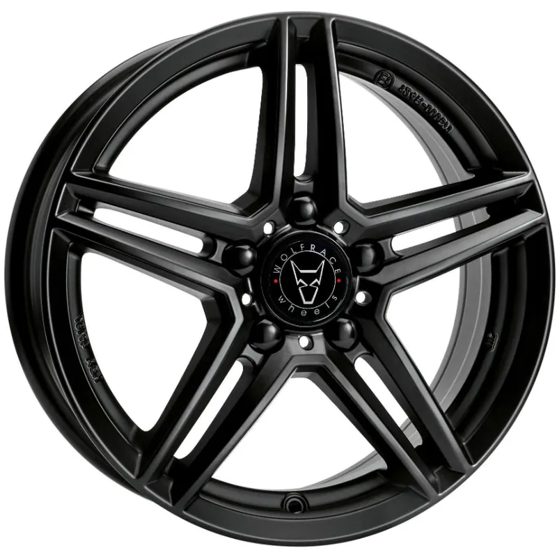 Wolfrace Eurosport TUV M10 Alloy Wheel 17x7 ET44.5 5x112 Racing Black Exclusive Offer