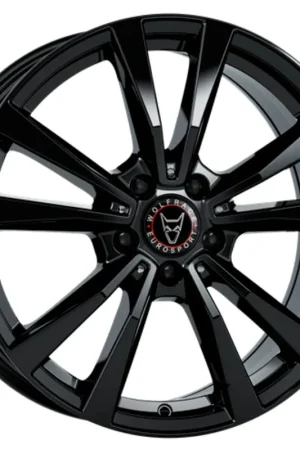 Wolfrace Eurosport TUV M12 Alloy Wheel 18x7.5 ET49 5x112 Diamond Black Holiday Sale