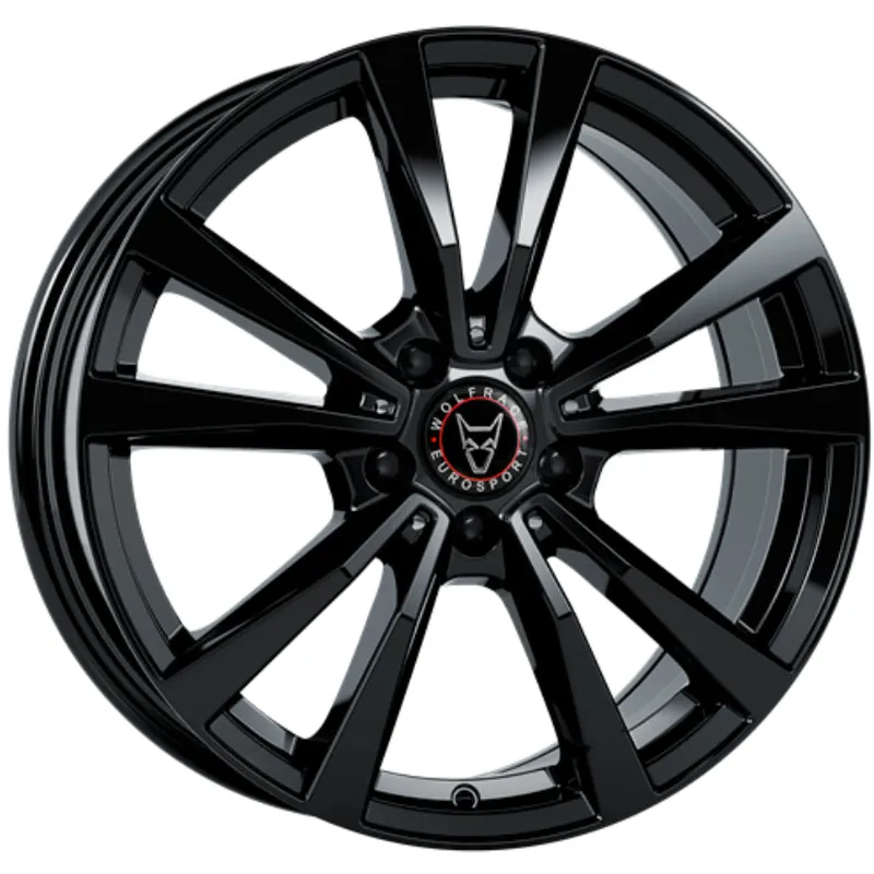 Wolfrace Eurosport TUV M12 Alloy Wheel 20x9 ET35 5x112 Diamond Black 6 Crafted