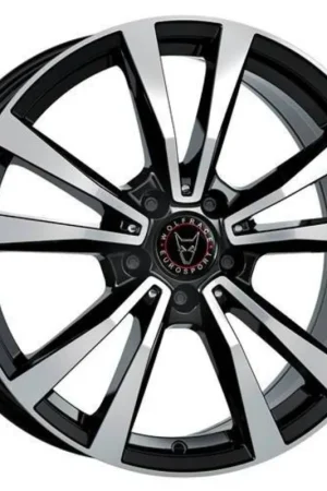 Certified Wolfrace Eurosport TUV M12 Alloy Wheel 18x8 ET38 5x112 Diamond Black P