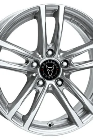 High Quality Wolfrace Eurosport TUV X10 Alloy Wheel 17x7 ET49 5x112 Polar Sillver 5