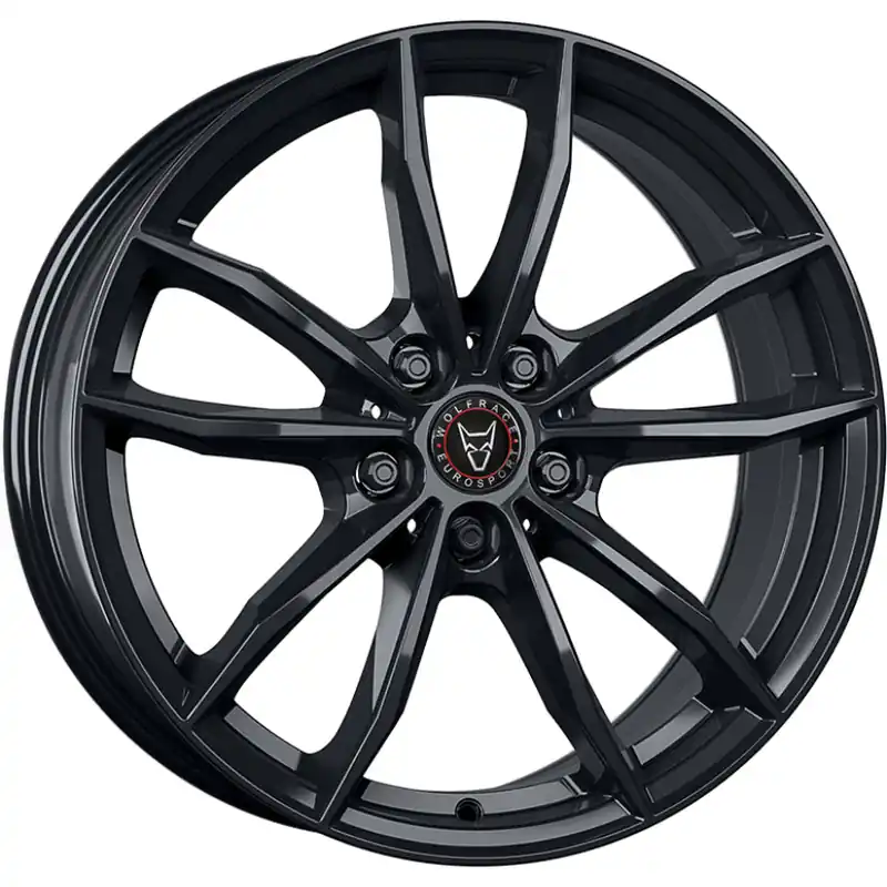 Today Only Wolfrace Eurosport TUV X12 Alloy Wheel 18x7.5 ET25 5x112 Diamond Black