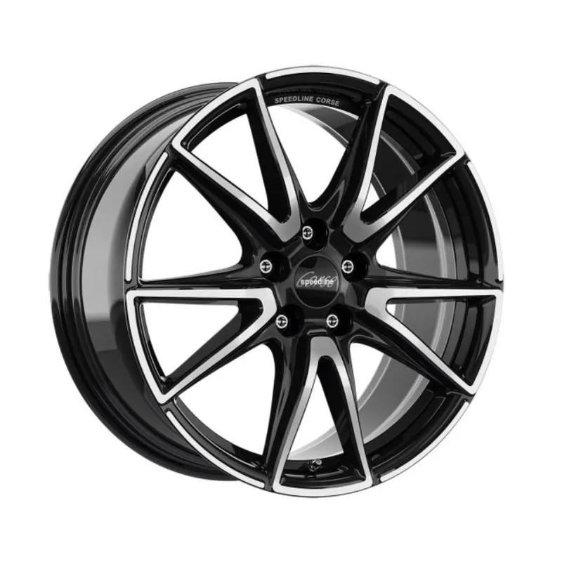 Speedline Corse SL6 Vettore Alloy Wheel 20x8 ET27 5x112 Jetblack Diamo Buy Direct
