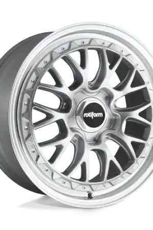 Rotiform R155 LSR Alloy Wheel 19x8.5 ET45 5x112 Gloss Silver Machined Sale