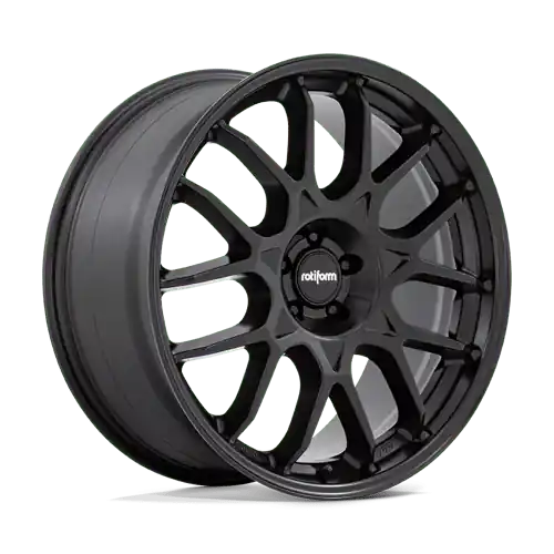 Rotiform R195 ZWS Alloy Wheel 22x10 ET25 5x112 Matt Black 66.56mm CB Professional Grade
