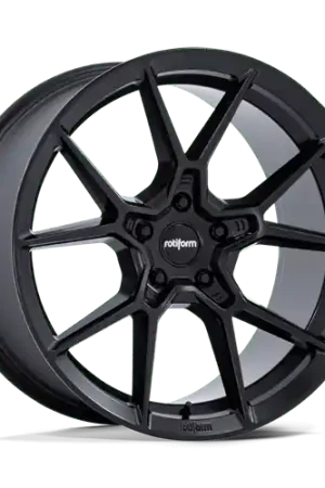 Best Choice Rotiform RC199 KPR Alloy Wheel 19x8.5 ET45 5x112 Satin Black 66.56mm C