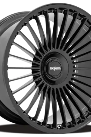 In Demand Rotiform RF913 GRZ Alloy Wheel 24x10 ET25 5x112/5x120 Gloss Black 72.5