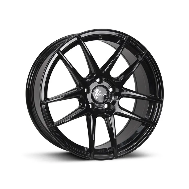 1Form Edition.4 (EDT.4) Alloy Wheel 19x8.5 ET45 5x112 Gloss Black 73.1 Direct From Manufacturer