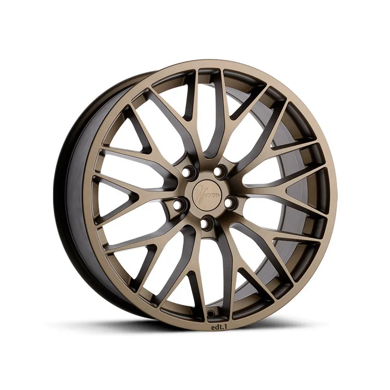 Fast Shipping 1Form Edition.1 (EDT.1) Alloy Wheel 18x9.5 ET40 5x120 Matt Bronze 72.6