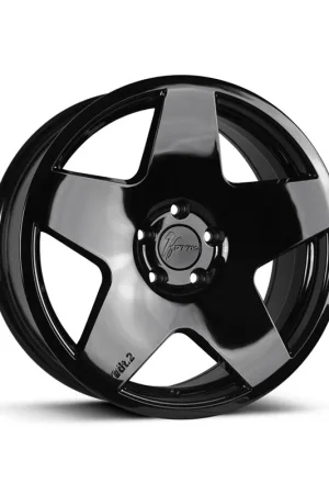1Form Edition.2 (EDT.2) Alloy Wheel 18x8.5 ET35 5x100 Gloss Black 73.1 Original