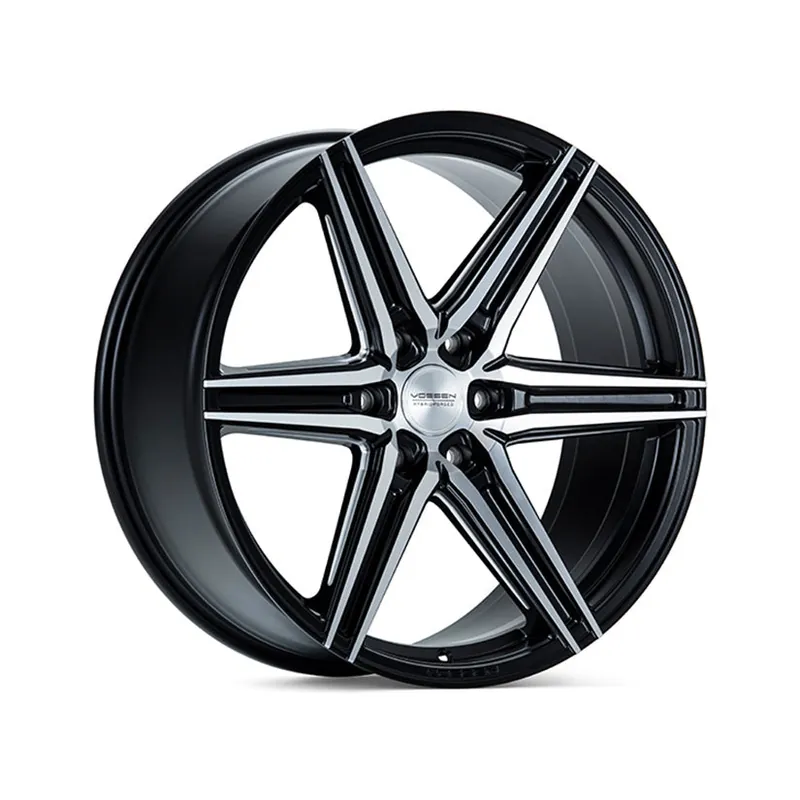 Next Day Delivery Vossen HF6-2 Alloy Wheel 24x10 ET25 6x135 Brushed Matte Black 87.1mm C