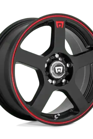Viral Motegi MR116 FS5 Alloy Wheel 15x6.5 ET40 4x108/4x114 Matt Black With R