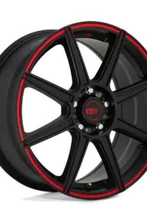 Motegi MR142 CS8 Alloy Wheel 18x8 ET45 5x114/5x120 Satin Black With Re Flash Sale