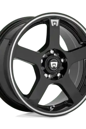 Express Delivery Motegi MR116 FS5 Alloy Wheel 16x7 ET40 5x100/5x114 Gloss Black With Ma
