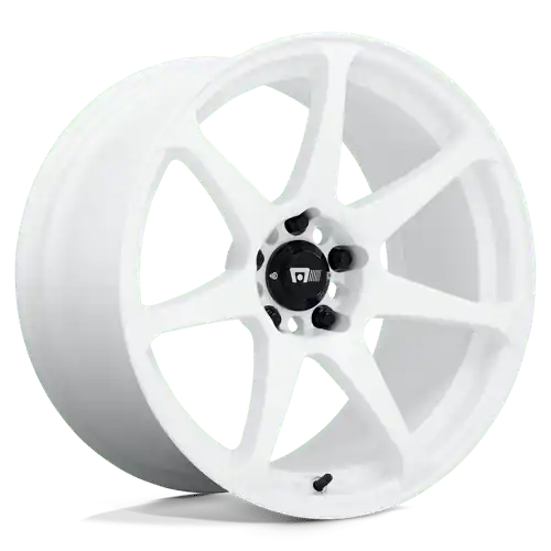 Motegi MR154 BATTLE Alloy Wheel 17x8 ET43 5x108 White 72.56mm CB Final Sale