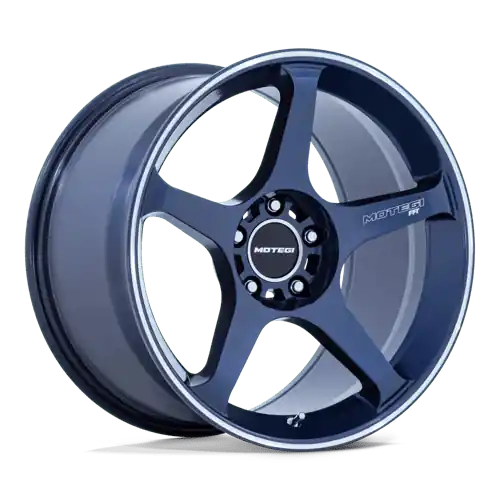 Weekend Sale Motegi MR159 BATTLE V Alloy Wheel 17x9.5 ET35 5x114 Obsidian Blue Mach