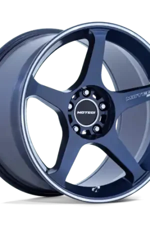 Flash Sale Motegi MR159 BATTLE V Alloy Wheel 18x9.5 ET38 5x100 Obsidian Blue Mach