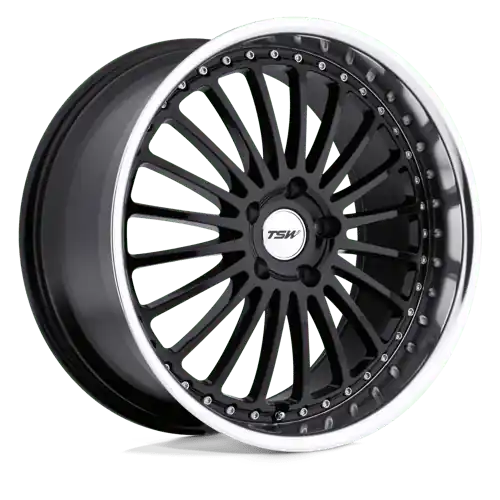 Reduced Price TSW SILVERSTONE Alloy Wheel 18x8 ET40 5x114 Gloss Black With Mirror Cu