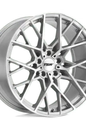 Free Delivery TSW SEBRING Alloy Wheel 17x8 ET40 5x114 Silver With Mirror Cut Face 76