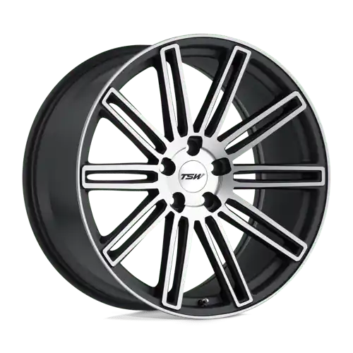 TSW CROWTHORNE Alloy Wheel 18x9.5 ET20 5x120 Matt Gunmetal With Matt M Viral