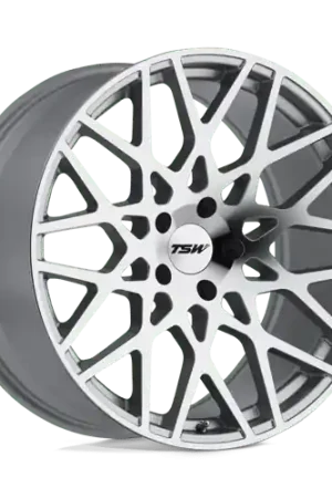 Top Pick TSW VALE Alloy Wheel 17x8 ET40 5x108 Silver With Mirror Cut Face 72.1m