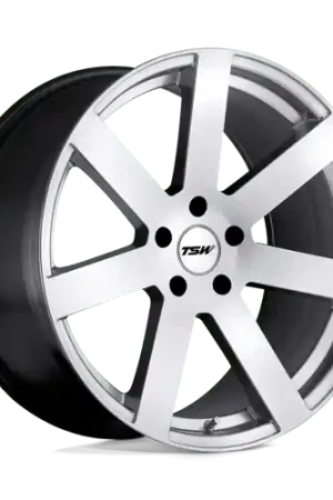 Genuine TSW BARDO Alloy Wheel 18x9.5 ET45 5x120 Hyper Silver 76.1mm CB