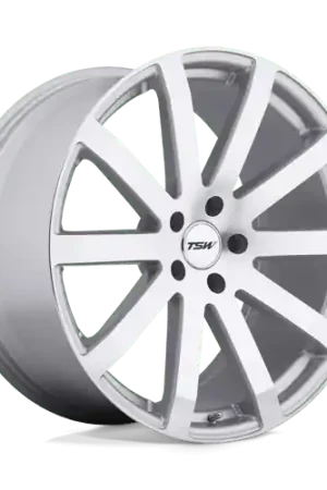 TSW BROOKLANDS Alloy Wheel 19x8 ET20 5x120 Silver With Mirror Cut Face Fresh Stock