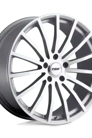 TSW MALLORY Alloy Wheel 19x8 ET35 5x100 Silver With Mirror Cut Face 72 Holiday Sale