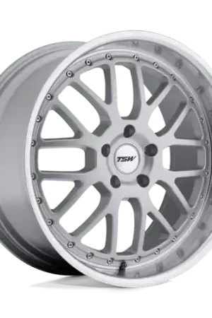 TSW VALENCIA Alloy Wheel 18x9.5 ET45 5x112 Silver With Mirror Cut Lip Same Day Shipping