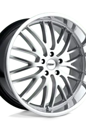 Mega Sale TSW SNETTERTON Alloy Wheel 19x8 ET45 5x112 Hyper Silver With Mirror Cu