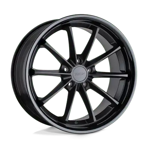 In Demand TSW SWEEP Alloy Wheel 19x8.5 ET35 5x120 Matt Black With Gloss Black Li