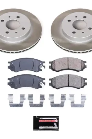 No Minimum Order Power Stop 93-01 Saturn SW2 Front Semi-Coated Rotor Kit — PMD Premier Motoring Development