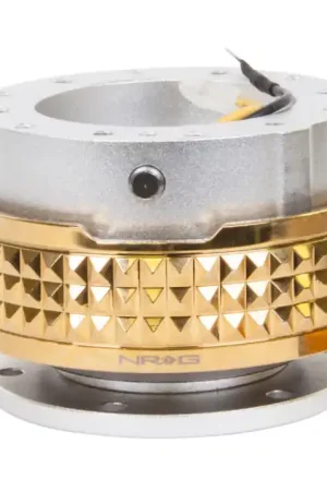 Holiday Sale NRG Quick Release Kit - Pyramid Edition - Silver Body / Chrome Gold Py — PMD Premier Motoring Development