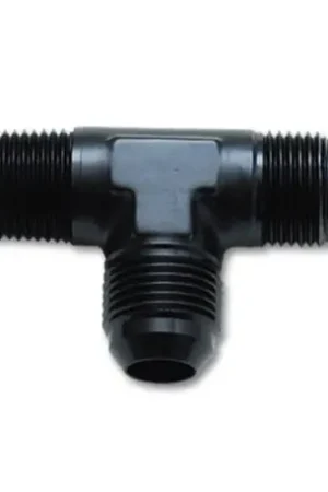 Cheap Vibrant -6AN x 1/4in NPT Flare to Pipe On Run Tee Adapter Fitting - Al — PMD Premier Motoring Development