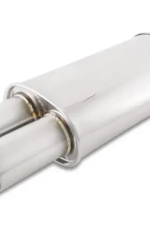 Affordable Vibrant Streetpower Oval Muffler w/3.00in Round Straight Cut Tip (2.50 — PMD Premier Motoring Development